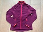 Paarse fleece ritstrui van Quechua - maat 128/134, Gebruikt, Meisje, Trui of Vest, Ophalen of Verzenden