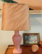 Oude roze tafellamp in keramiek, Antiek en Kunst, Ophalen of Verzenden
