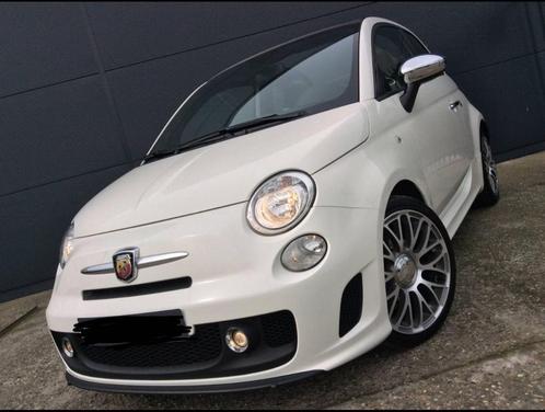 Abarth, Auto's, Abarth, Particulier, 500C, Benzine, Euro 6, Cabriolet, 3 deurs, Automaat, Wit, Zwart, Leder, Voorwielaandrijving