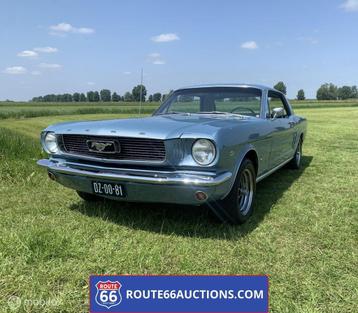 Ford Mustang Coupé 1966 | Route 66 Auctions, Cuir, Achat, Intérieur cuir, Entreprise