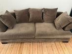 Prachtige paarse fluwelen bank, Ophalen, Gebruikt, 100 tot 125 cm, Driepersoons