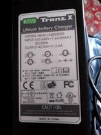 TranzX oplader, Vélos & Vélomoteurs, Accessoires vélo | Batteries de vélo, Comme neuf, Enlèvement