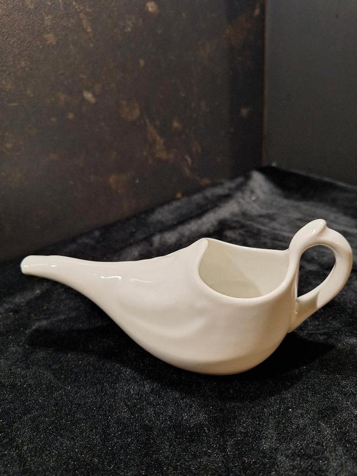 Antieken canard de malade, Fuisseaux Baudour, Antiek en Kunst, Antiek | Porselein, Ophalen of Verzenden