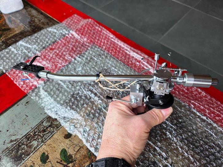 Bras Toonarm tonearm SAEC WE-308 et cable Zonotone, TV, Hi-fi & Vidéo, Tourne-disques, Utilisé, Pièce tourne-disques, Autres marques