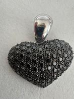 Prachtige witgouden „hart” hanger met diamanten n, Overige merken, Nieuw, Ophalen of Verzenden, 1 bedel
