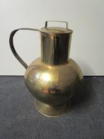 Authentieke handgeslagen koperen kruik (Mécap, België), Antiek en Kunst, Ophalen, Koper