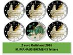 2 euros Allemagne 2026 Klimahaus Bremershaven 5 lettres, Enlèvement ou Envoi, Allemagne, 2 euros