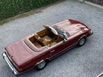 MERCEDES SL380 Roadster ORIENT RED/LIGHT BROWN 1983 Oldtimer, Auto's, Automaat, Beige, Cabriolet, Particulier