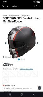Casque scorpion exo combat 2, Fietsen en Brommers, Brommerhelmen, Ophalen of Verzenden, Zo goed als nieuw