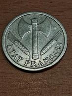 Frankrijk 2 francs 1943 (B) , Postzegels en Munten, Ophalen