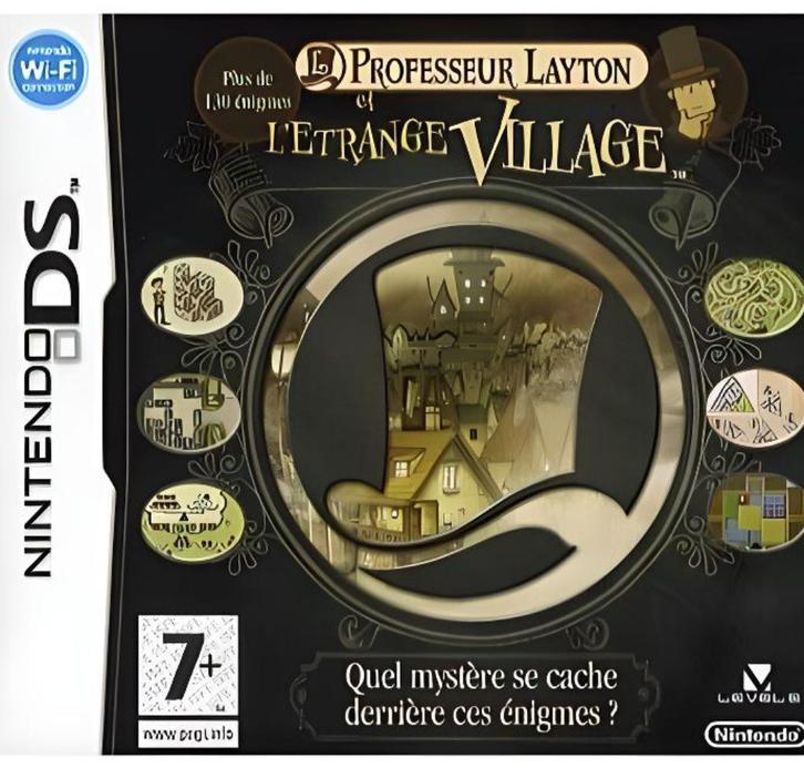 Professeur Layton et L'étrange Village (Nintendo DS), Games en Spelcomputers, Games | Nintendo DS, Zo goed als nieuw, Ophalen
