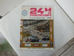 OFFICIEEL PROGRAMMA 24H SPA FRANCORCHAMPS 1973, Verzamelen, Ophalen of Verzenden, Gebruikt, Auto's