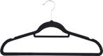60x Anti-slip Kledinghangers met Broeklat - zwart, Kleding | Dames, Kledinghangers, Ophalen, Nieuw