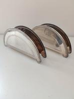 2 Verzilverde servethouder servetringen Keltum Nederland, Ophalen of Verzenden