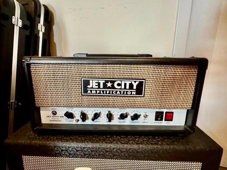 Jet city JCA20HV avec brown eye mod, Muziek en Instrumenten, Versterkers | Bas en Gitaar, Zo goed als nieuw, Gitaar, 50 tot 100 watt