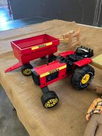 Tonka tractor met kar., Ophalen of Verzenden, Gebruikt, Overige merken, Met kar of aanhanger