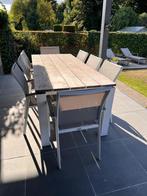 Tuintafel, Tuin en Terras, Ophalen, Gebruikt, Rechthoekig, Aluminium