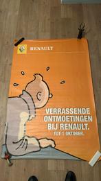 Affiche géante Hergé Tintin pour Renault 2001, Enlèvement, Tintin, Utilisé