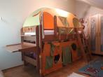 Jeugdbed te koop - youth bed to sell, Ophalen, 90 cm, Eenpersoons, Bruin