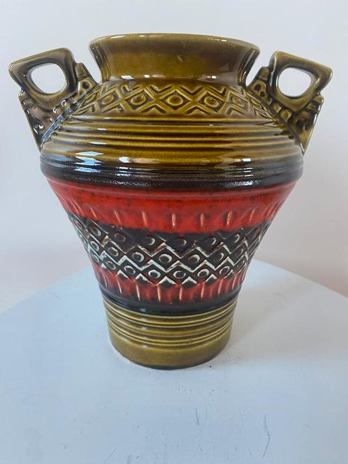 Vintage West-Duitsland Bay Keramik vaas, Antiek en Kunst, Antiek | Vazen