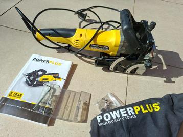 Lamellenfrees Powerplus X131 900W+1000 lamello's  ALS NIEUW! beschikbaar voor biedingen