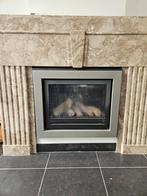 Gashaard met afstandsbediening., Huis en Inrichting, Haarden, Ophalen, Zo goed als nieuw, Inbouwhaard, Gashaard