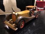 Grote vintage houten limousine type Bugatti, Antiek en Kunst, Antiek | Speelgoed, Ophalen of Verzenden