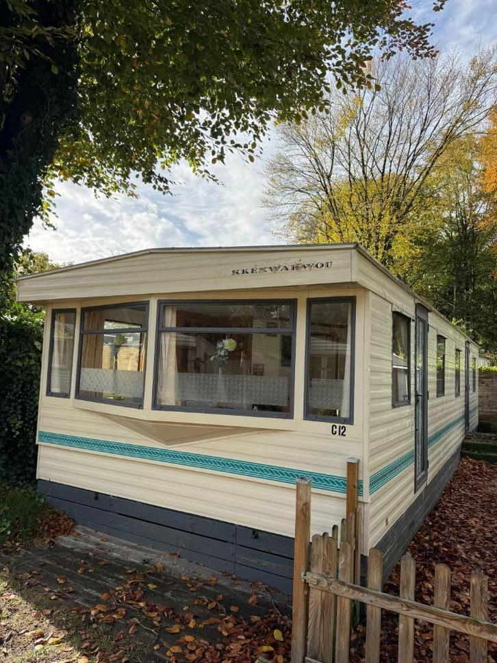 Inruilkoopje! Grote ABI, 2 slk, schuin dak, Caravanes & Camping, Caravanes résidentielles, jusqu'à 4, Enlèvement