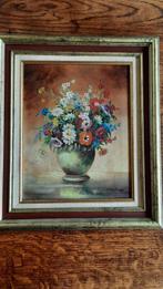 Schilderij bloemen Joan Van Gent., Antiek en Kunst, Kunst | Schilderijen | Klassiek, Ophalen
