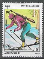 Cambodja 1990 - Yvert 914 - Winterspelen in Albertville (ST), Postzegels en Munten, Verzenden