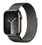 Apple Watch 9 Steel 45 mm Milanese band, Handtassen en Accessoires, Nieuw, Hartslag, Apple, IOS