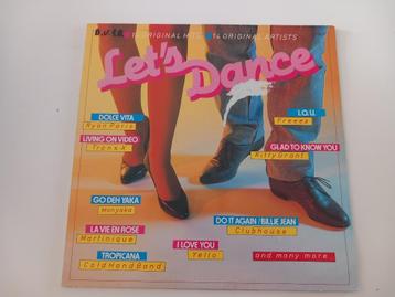 Vinyl LP Let's Dance Pop Rock Chanson hits beschikbaar voor biedingen