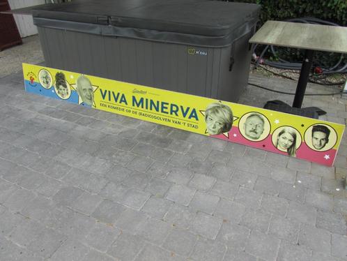 Het Achterland - Viva Minerva - Reclamebord, Verzamelen, Merken en Reclamevoorwerpen, Gebruikt, Reclamebord, Ophalen