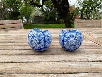 2 bougies bleu et blanc beschikbaar voor biedingen