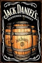 Metalen reclamebord Jack Daniel’s - retro vintage mancave, Verzamelen, Ophalen of Verzenden, Nieuw, Reclamebord