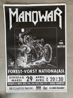 Poster Manowar in Vorst Nationaal, Comme neuf, Enlèvement ou Envoi