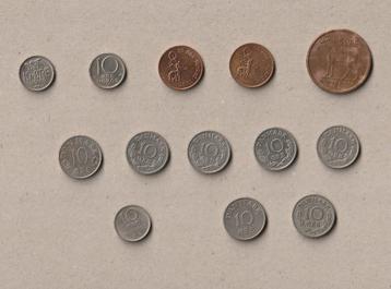 Skandinavië : 13 (gebruikte) munten : 1967 - 1984