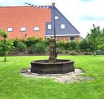 Oud roestlook Franse dorpsfontein, Ophalen of Verzenden, Nieuw, Beton, Fontein