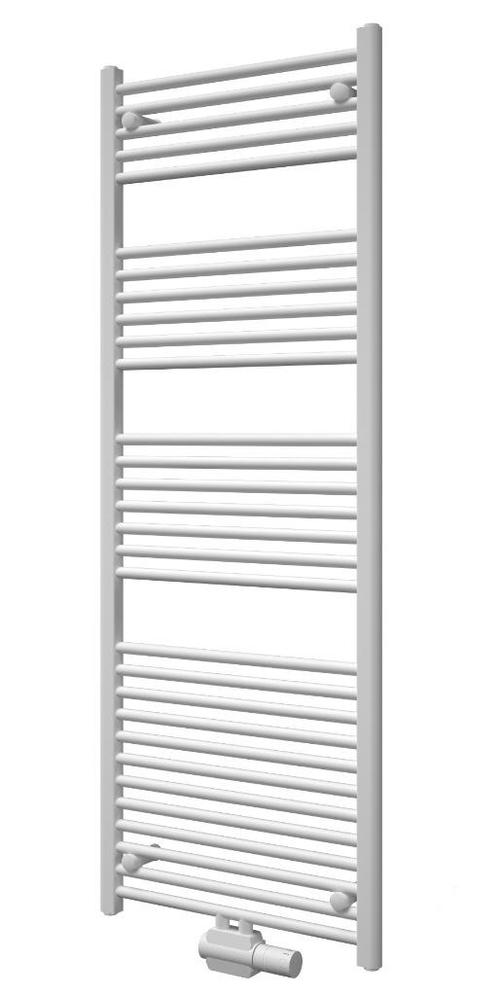 Radiateur sèche-serviettes blanc, raccord central droit L 50, Bricolage & Construction, Chauffage & Radiateurs, Neuf, Radiateur