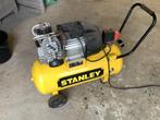 Compressor Stanley 2 cilinder / 10 bar/ 50 l, Bricolage & Construction, Compresseurs, 25 à 100 litres, Enlèvement, Utilisé, 6 à 10 bars