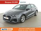 Audi A3 35 TDI S line (bj 2021, automaat), Auto's, Gebruikt, Leder, 1485 kg, 5 deurs
