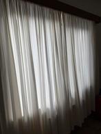 rideaux blancs 340 de large x 190 de haut (x2), Enlèvement, Comme neuf, Blanc