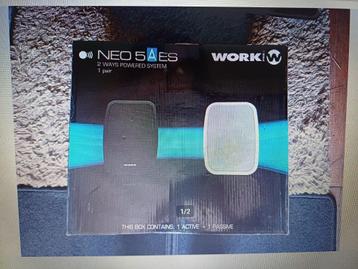 ENCEINTES WORK NEO 5A ES BLANCHE NEUF DANS SA BOITE, Enlèvement ou Envoi, Neuf, Autres marques