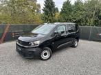 Peugeot Partner 3-ZIT | AIRCO | NAVI | ZIJ-DEUR | B.T.W.-WAG, Auto's, Stof, Gebruikt, Zwart, 4 cilinders