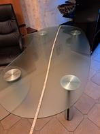 grote glazen bureautafel, Ophalen, Zo goed als nieuw