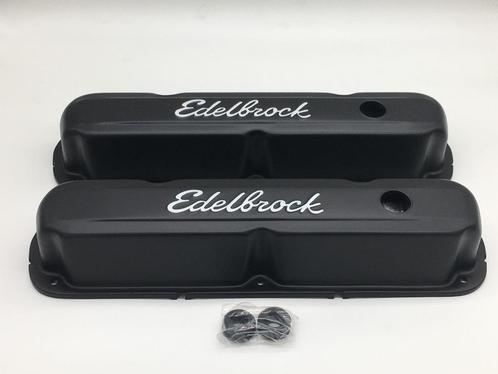 Te koop Kleppendeksel edelbrock (zwart) Dodge w200 d200 b200, Auto-onderdelen, Klein materiaal, Amerikaanse onderdelen, Oldtimer onderdelen