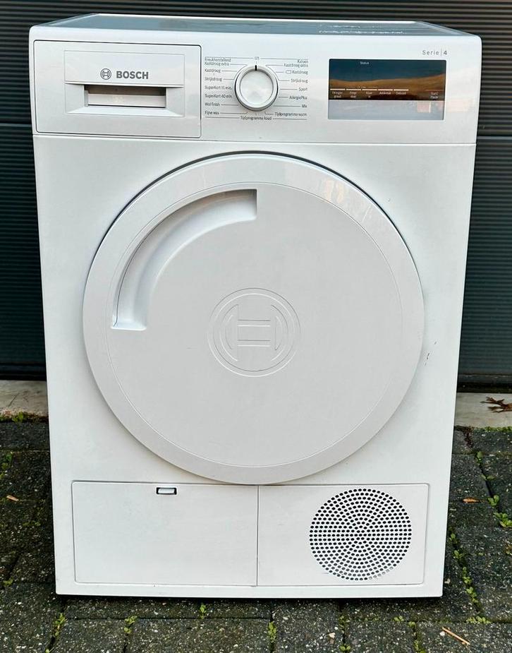 Bosch Serie 4 8KG Droger / Droogkast, Elektronische apparatuur, Droogkasten, Refurbished, Condens, Voorlader, 8 tot 10 kg, Anti-kreukfase