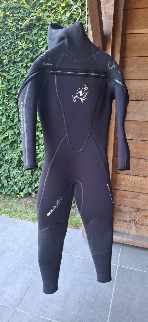 Semi dry suit Aqualung SolAfx 8/7 mm, Watersport en Boten, Duiken, Zo goed als nieuw, Duikpak, Ophalen