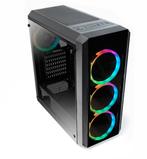 Gaming PC Case USB2.0/3.0, 4x RGB 120mm Fan, Glass Panels, Computers en Software, Computerbehuizingen, Ophalen of Verzenden, Nieuw