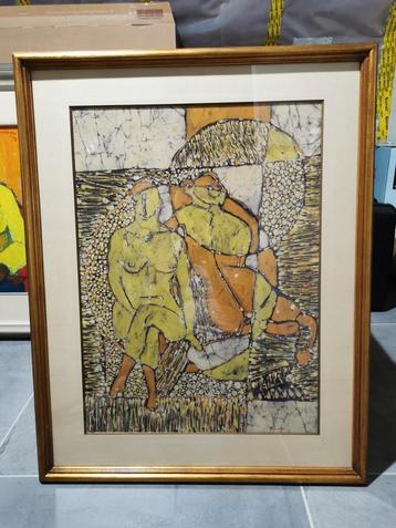 Travail en batik brésilien, Enlèvement
